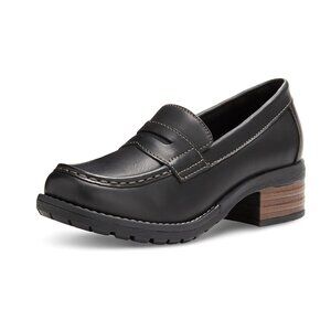 NiB Eastland Women's Holly Slip on Penny Loafers Black Sz 9.5  M $100 RY1327